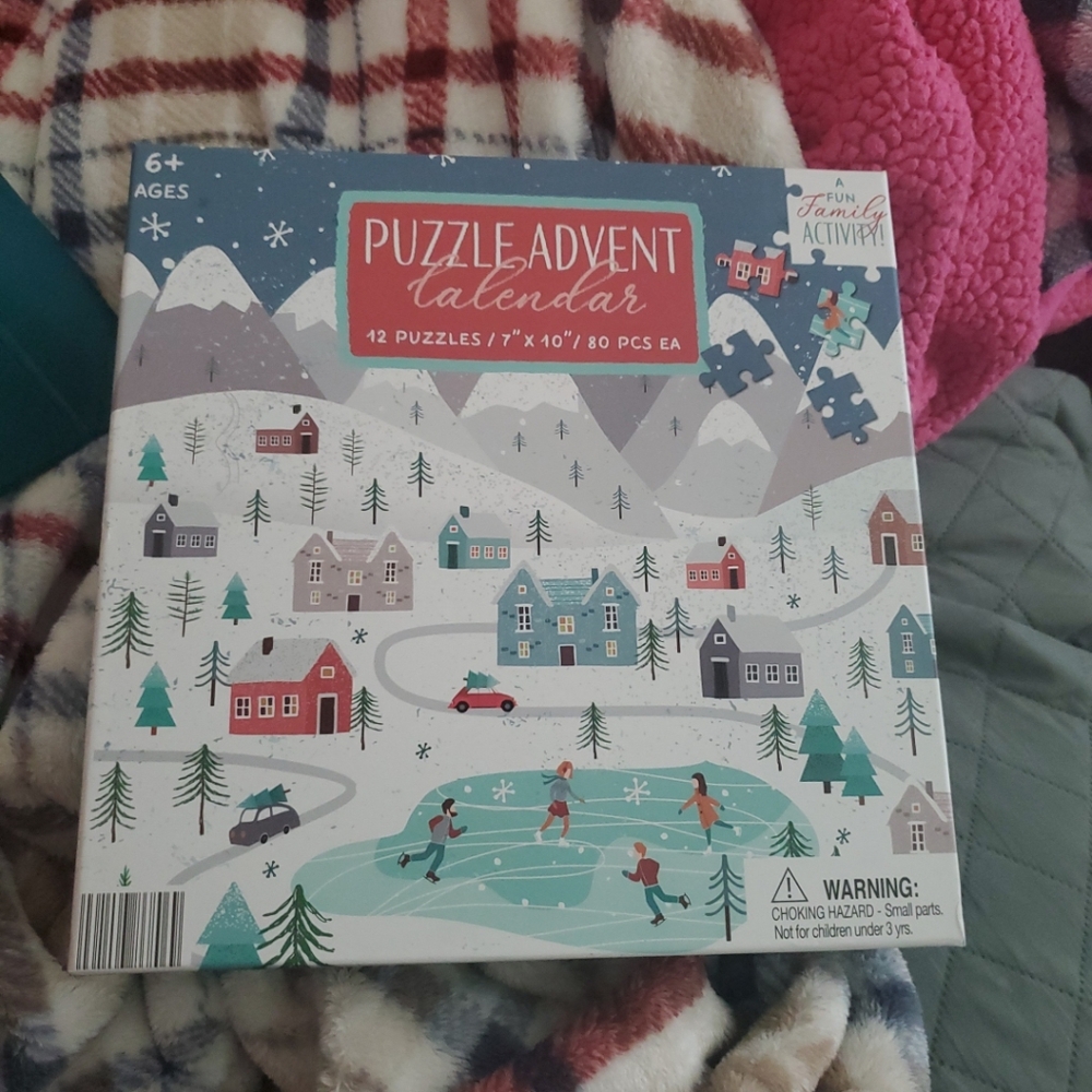 Aldi 2023 Puzzle Advent Calendar 12 Puzzles BNIB.